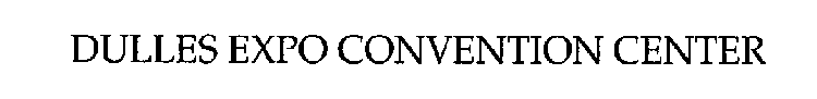 DULLES EXPO CONVENTION CENTER