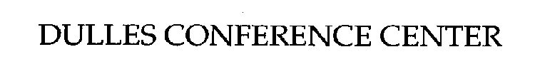 DULLES CONFERENCE CENTER