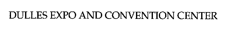 DULLES EXPO AND CONVENTION CENTER