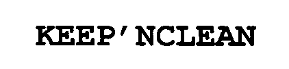 KEEP'NCLEAN