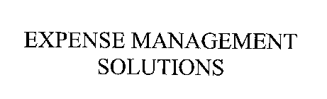 EXPENSE MANAGEMENT SOLUTIONS
