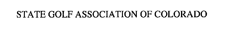 STATE GOLF ASSOCIATION OF COLORADO