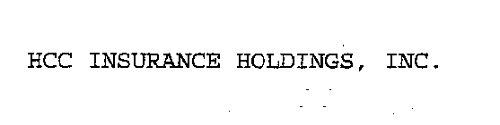 HCC INSURANCE HOLDINGS, INC.