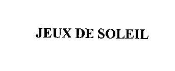 JEUX DE SOLEIL