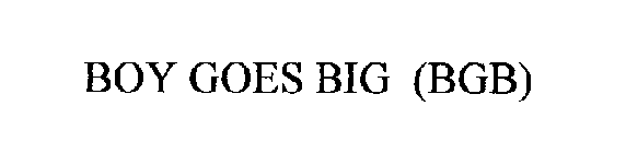 BOY GOES BIG