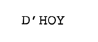 D'HOY