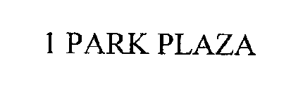 1 PARK PLAZA