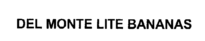 DEL MONTE LITE BANANAS