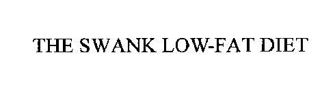THE SWANK LOW-FAT DIET