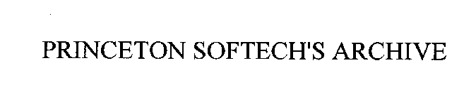 PRINCETON SOFTECH'S ARCHIVE