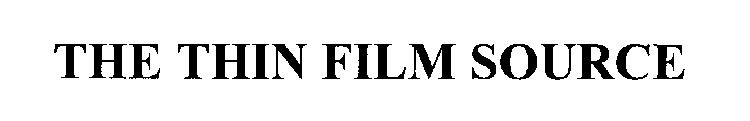 THE THIN FILM SOURCE