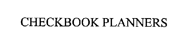 CHECKBOOK PLANNERS