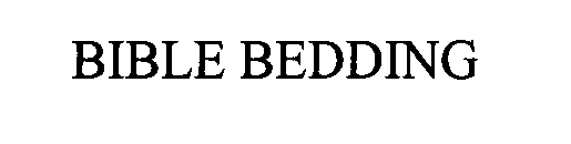 BIBLE BEDDING
