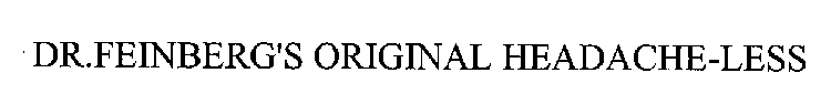 DR.FEINBERG'S ORIGINAL HEADACHE-LESS