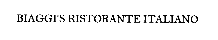 BIAGGI'S RISTORANTE ITALIANO