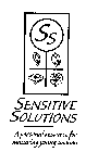 SS SENSITIVE SOLUTIONS A PERSONAL RESOURCE FOR MATURING YOUNG WOMEN