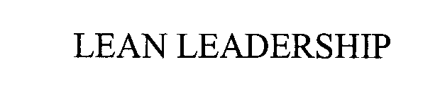 LEAN LEADERSHIP