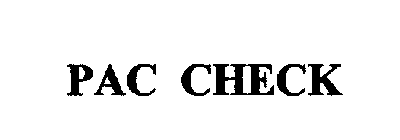 PAC CHECK