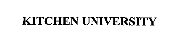 KITCHEN UNIVERSITY