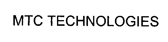 MTC TECHNOLOGIES