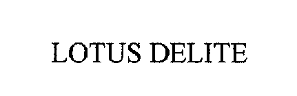 LOTUS DELITE