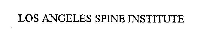 LOS ANGELES SPINE INSTITUTE
