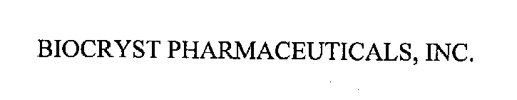 BIOCRYST PHARMACEUTICALS, INC.