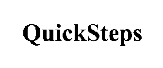 QUICKSTEPS