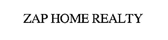 ZAP HOME REALTY