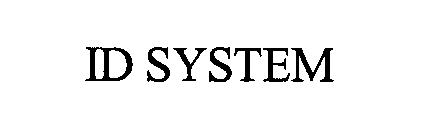 ID SYSTEM