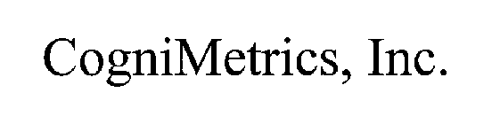 COGNIMETRICS, INC.