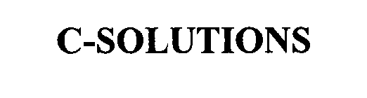 C-SOLUTIONS