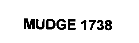 MUDGE 1738