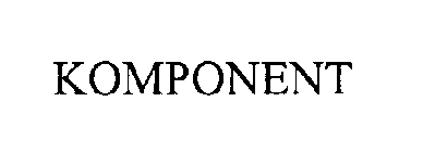 KOMPONENT