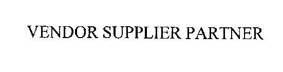 VENDOR SUPPLIER PARTNER