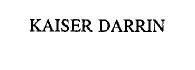 KAISER DARRIN