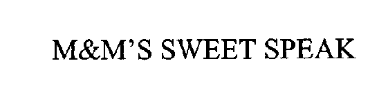 M&M'S SWEET SPEAK