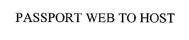 PASSPORT WEB TO HOST