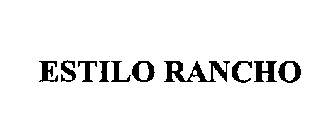 ESTILO RANCHO