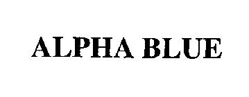 ALPHA BLUE