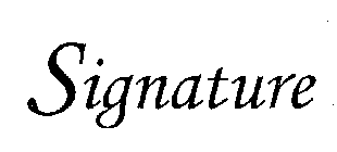 SIGNATURE