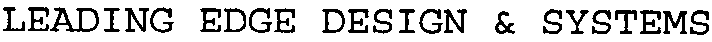 LEADING EDGE DESIGN & SYSTEMS