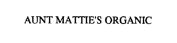 AUNT MATTIE'S ORGANIC