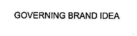 GOVERNING BRAND IDEA