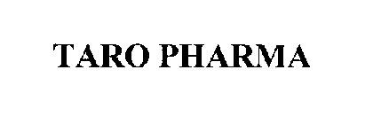 TARO PHARMA