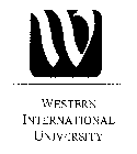 W WESTERN INTERNATIONAL UNIVERSITY