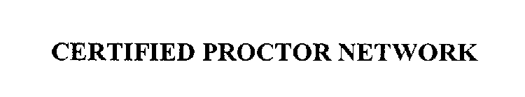 CERTIFIED PROCTOR NETWORK