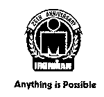 25TH ANNIVERSARY IRONMAN ANYTHING IS POSSIBLE