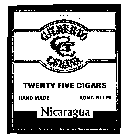GILBERTO CUBANA TWENTY FIVE CIGARS HAND MADE LONG FILLER NICARAGUA