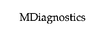 MDIAGNOSTICS